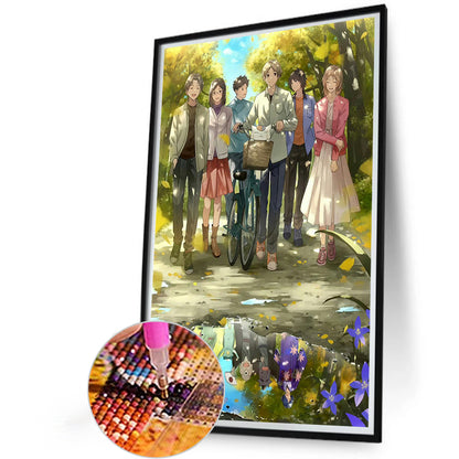 Natsume And Friends - Full Round Drill Diamond Painting 40*60CM