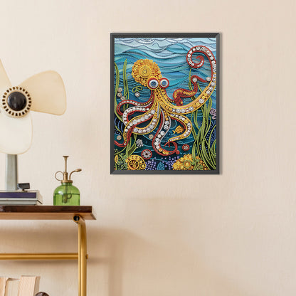 Sea Creatures Paper Quilling - Special Shaped Drill Diamond Painting 30*40CM