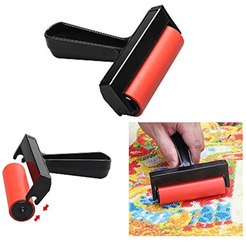 3Pcs 5D Diamond Art Accessories Kit Diamond Painting Roller Fix Tool Paint Brush