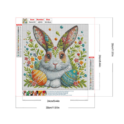Rabbit And Eggs - Full Round Drill Diamond Painting 30*30CM