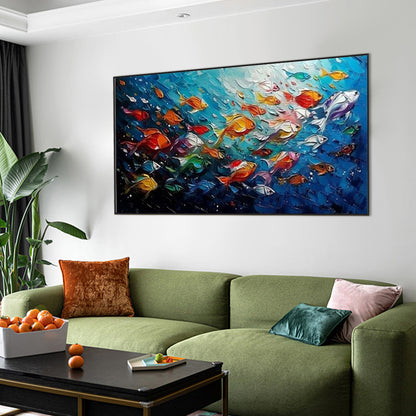 Fish - Full Round Drill Diamond Painting 70*40CM