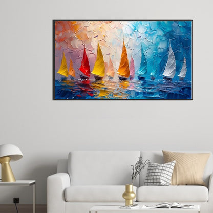 Colorful Scenery - Full Round Drill Diamond Painting 70*40CM