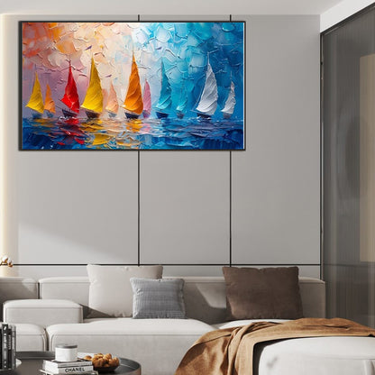 Colorful Scenery - Full Round Drill Diamond Painting 70*40CM
