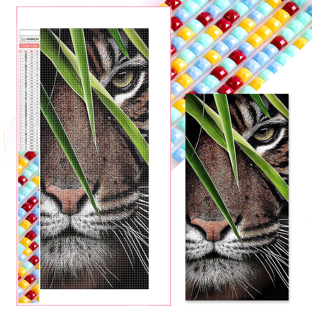 Tiger - Full Square Drill Diamond Painting 40*80CM