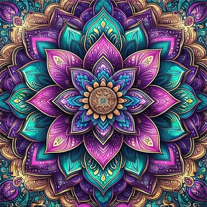 Mandala - Full AB Square Drill Diamond Painting 40*40CM
