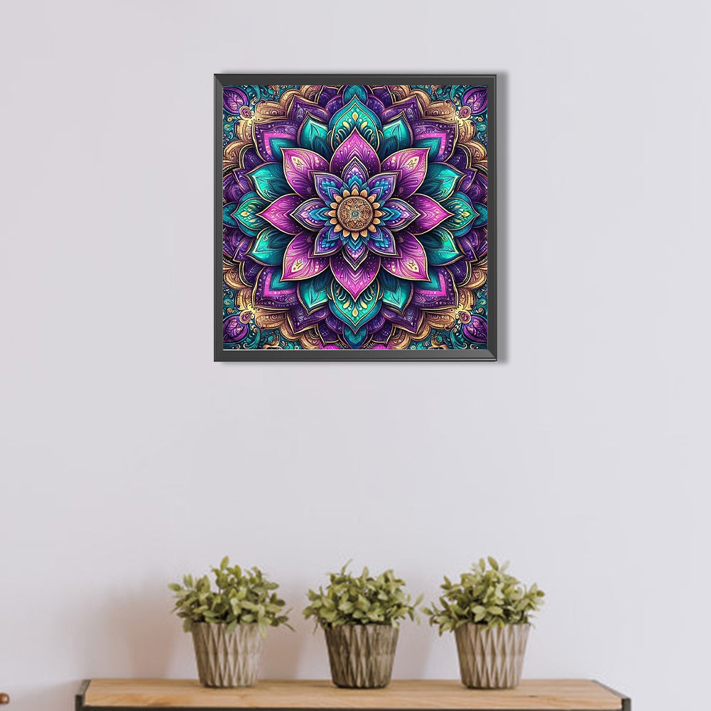 Mandala - Full AB Square Drill Diamond Painting 40*40CM