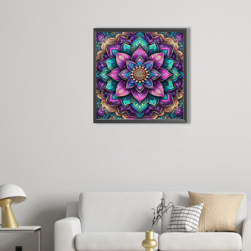 Mandala - Full AB Square Drill Diamond Painting 40*40CM