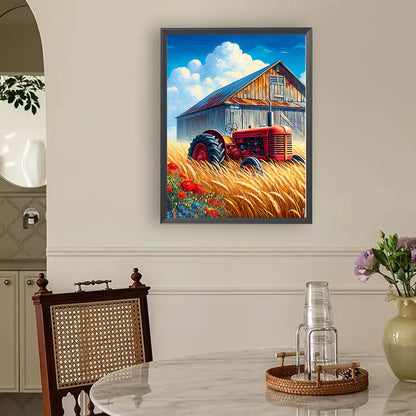 Field Harvester - Full Round Drill Diamond Painting 30*40CM