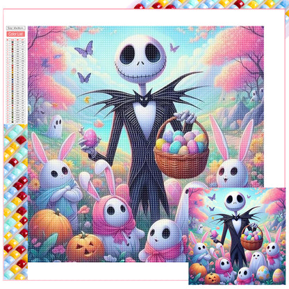 Jack Skeleton'S Easter - Full Square Drill Diamond Painting 40*40CM