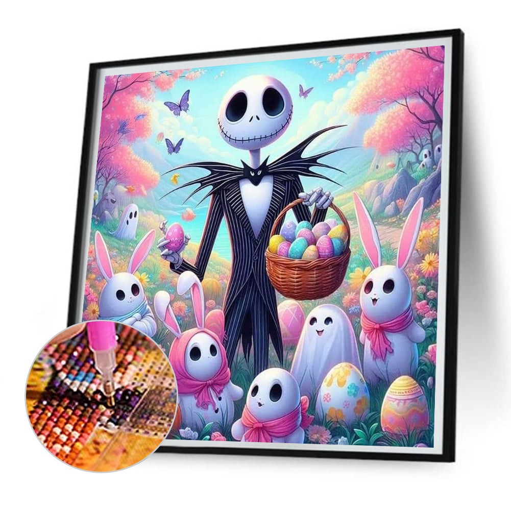 Jack Skeleton'S Easter - Full Square Drill Diamond Painting 40*40CM
