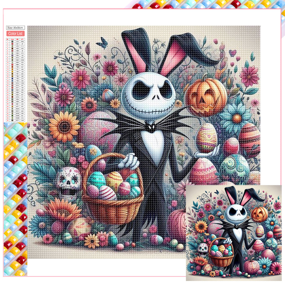 Jack Skeleton'S Easter - Full Square Drill Diamond Painting 40*40CM