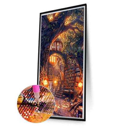Book House - Full Square Drill Diamond Painting 40*70CM