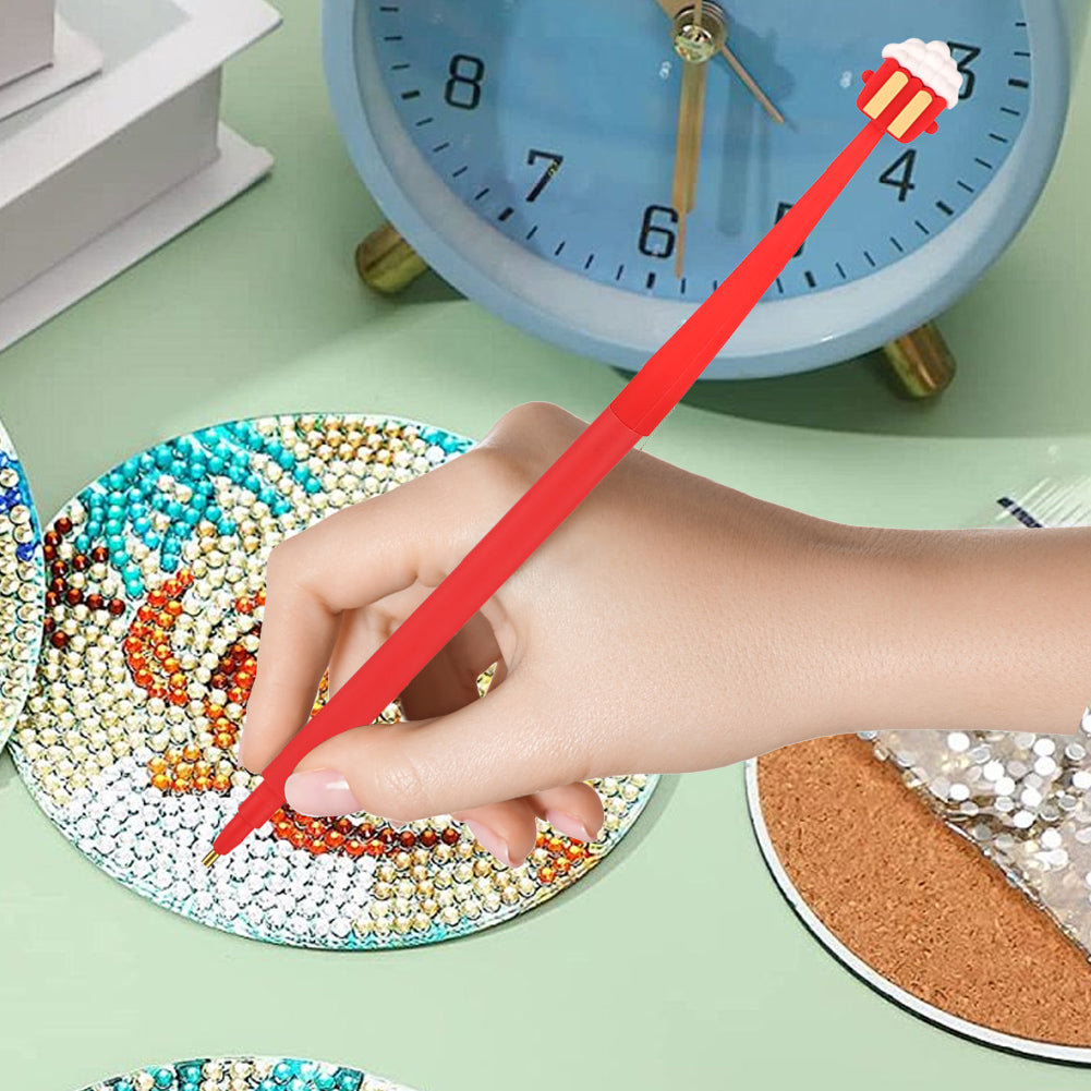 Cartoon Diamond Painting Pen Diamond Art Drill Pen with 6 Pen Tips DIY Supplies