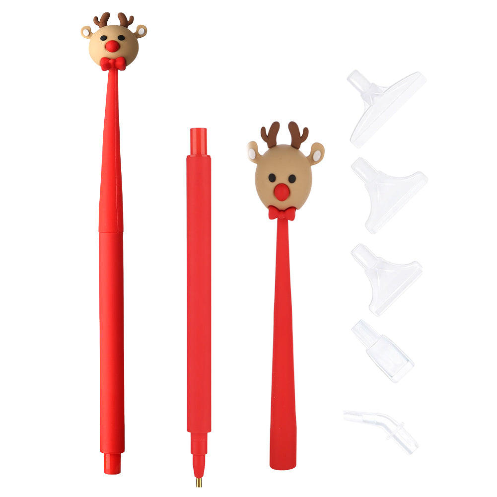 Cartoon Diamond Painting Pen Diamond Art Drill Pen with 6 Pen Tips DIY Supplies