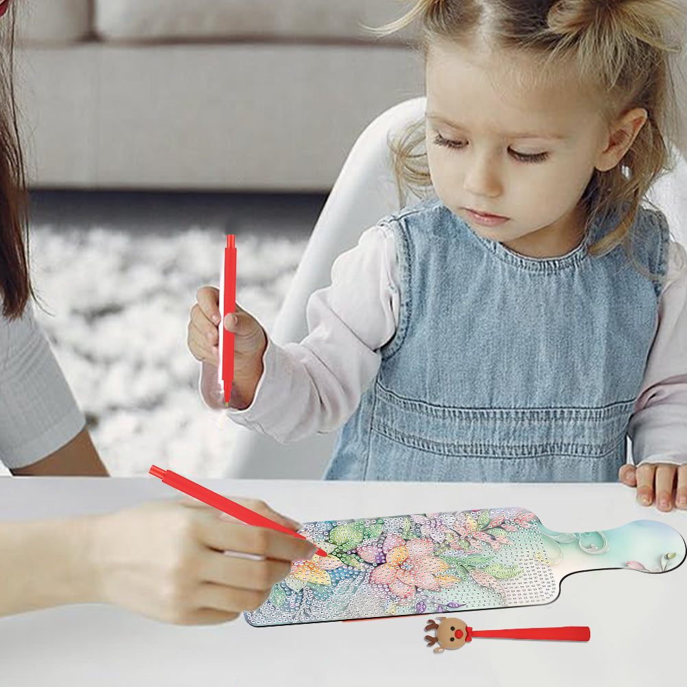 Cartoon Diamond Painting Pen Diamond Art Drill Pen with 6 Pen Tips DIY Supplies