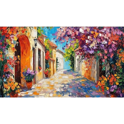 Flowers And Scenery - Full Round Drill Diamond Painting 70*40CM