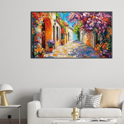 Flowers And Scenery - Full Round Drill Diamond Painting 70*40CM