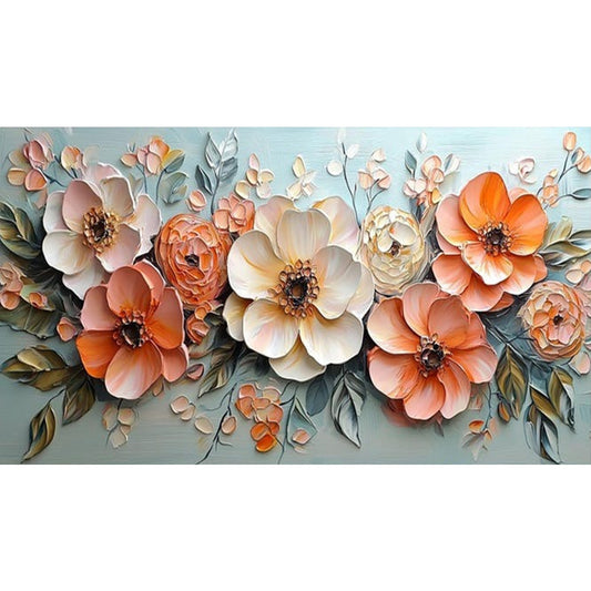 Flowers And Scenery - Full Round Drill Diamond Painting 70*40CM