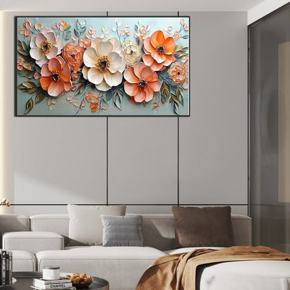 Flowers And Scenery - Full Round Drill Diamond Painting 70*40CM