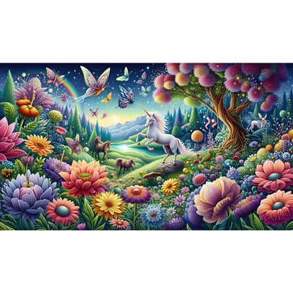 Dream Scenery - Full Round Drill Diamond Painting 70*40CM
