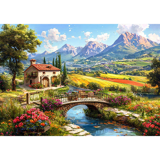 Natural Scenery - Full Round Drill Diamond Painting 50*35CM
