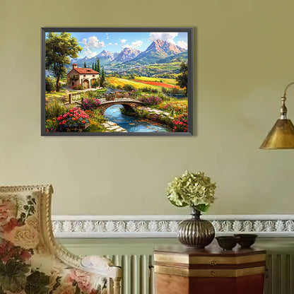 Natural Scenery - Full Round Drill Diamond Painting 50*35CM