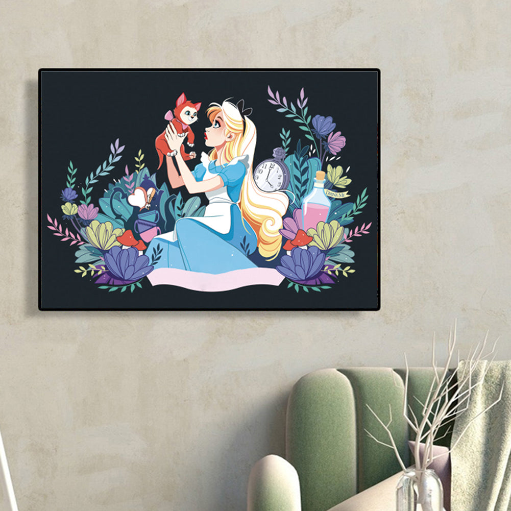 Disney Cartoons - Full Round Drill Diamond Painting 40*30CM