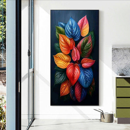 Colored Leaves - Full Round Drill Diamond Painting 40*70CM