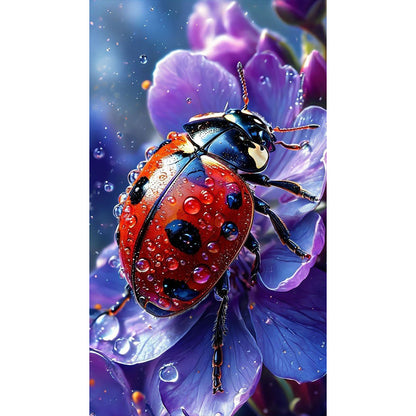 Ladybug - Full Round Drill Diamond Painting 40*70CM