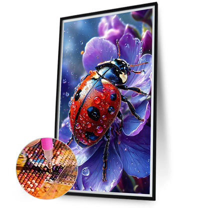 Ladybug - Full Round Drill Diamond Painting 40*70CM