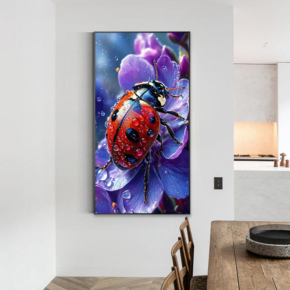 Ladybug - Full Round Drill Diamond Painting 40*70CM