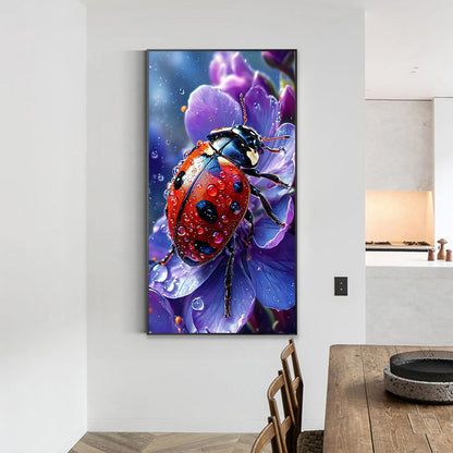 Ladybug - Full Round Drill Diamond Painting 40*70CM