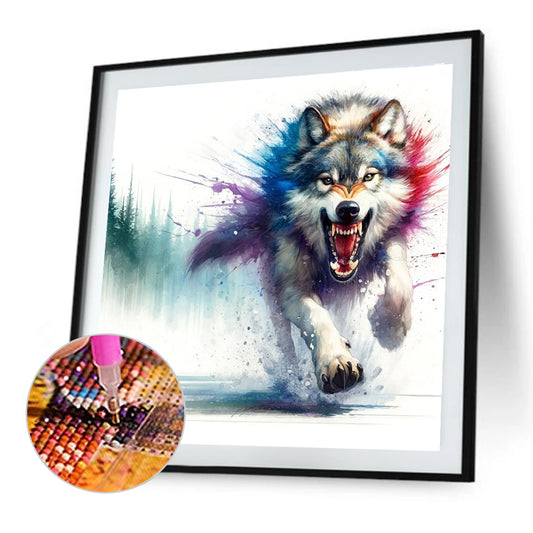 Wolf - Full Round Drill Diamond Painting 40*40CM