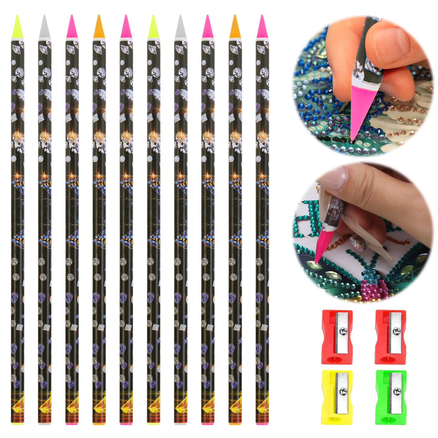 Diamond Painting Pen Self Adhesive Nail Dotting Wax Pen DIY Nail Art Accessories
