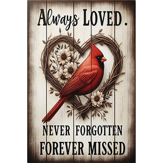 Love Cardinal - Full Round Drill Diamond Painting 30*45CM