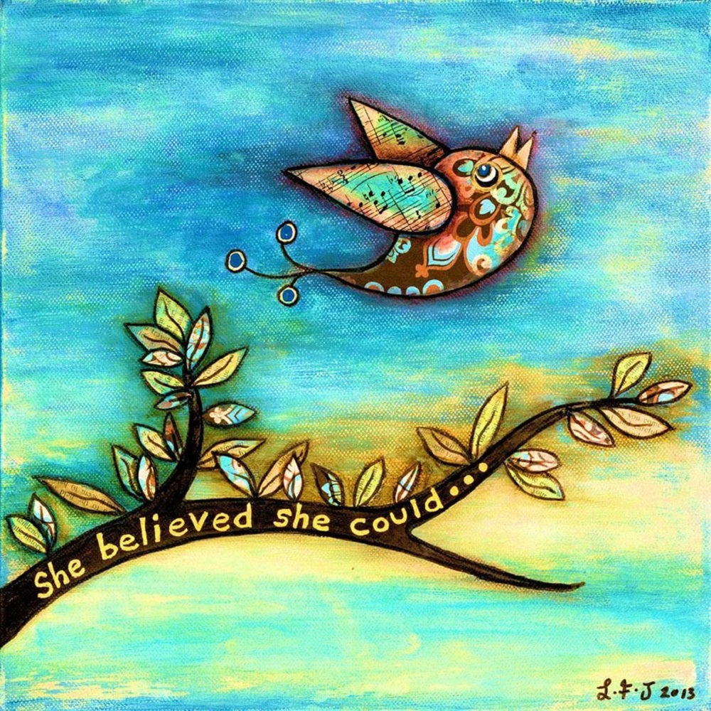 Birds On Branches - Full Round Drill Diamond Painting 30*30CM