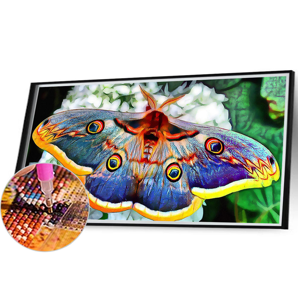 Moth - Full Round Drill Diamond Painting 50*30CM
