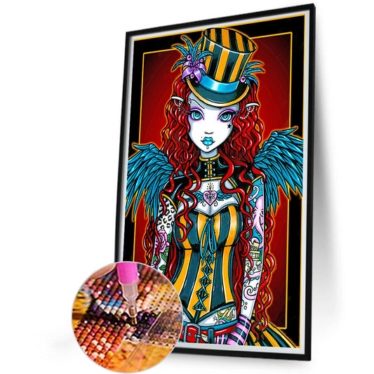 Girl - Full Round Drill Diamond Painting 40*60CM