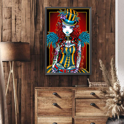 Girl - Full Round Drill Diamond Painting 40*60CM