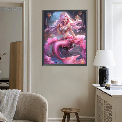 Mermaid - Full Square Drill Diamond Painting 40*50CM