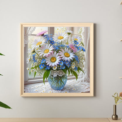 Daisy - Full Round Drill Diamond Painting 30*30CM