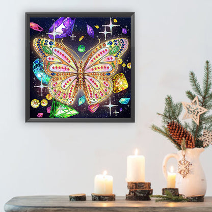 Butterfly - Special Shaped Drill Diamond Painting 30*30CM