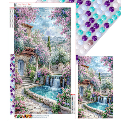House Scenery - Full Round Drill Diamond Painting 40*70CM