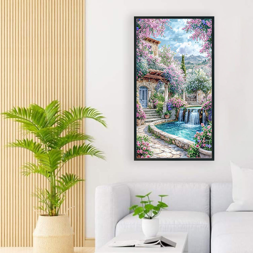 House Scenery - Full Round Drill Diamond Painting 40*70CM