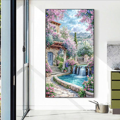 House Scenery - Full Round Drill Diamond Painting 40*70CM