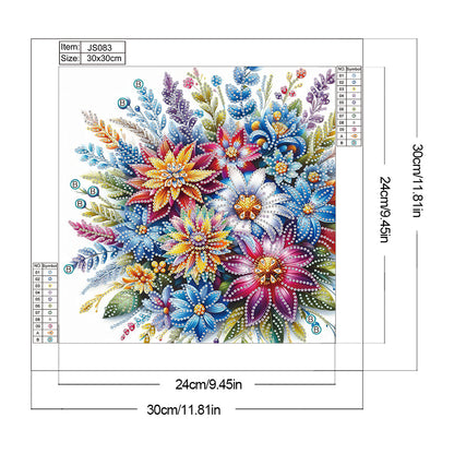 Bouquet - Special Shaped Drill Diamond Painting 30*30CM