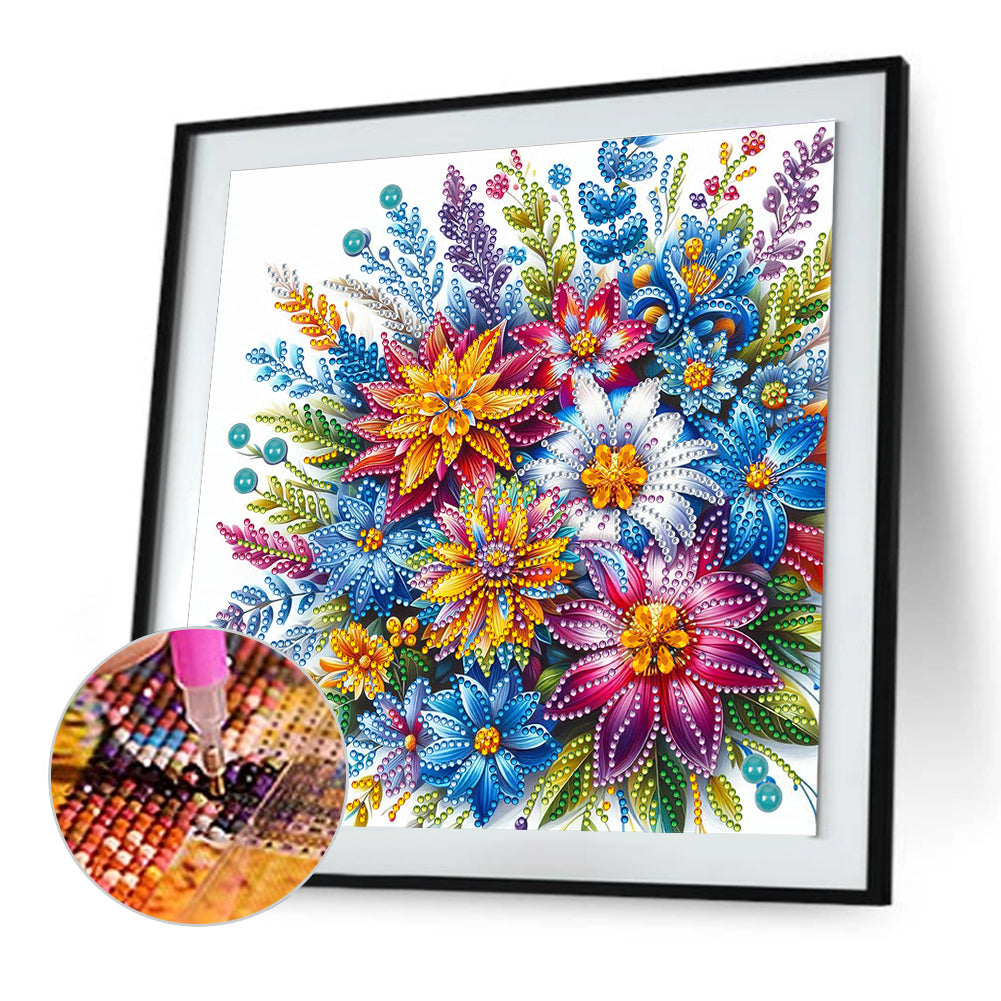 Bouquet - Special Shaped Drill Diamond Painting 30*30CM