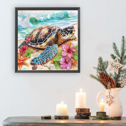 Sea Turtle - Special Shaped Drill Diamond Painting 30*30CM