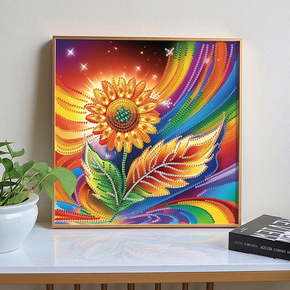 Flower - Special Shaped Drill Diamond Painting 30*30CM