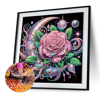 Flower - Special Shaped Drill Diamond Painting 30*30CM